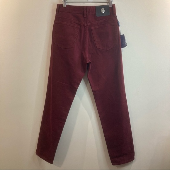 TRUSSARDI JEANS Sz 29 x 31 High Rise Tapered Legs Made in Italy New - Picture 11 of 13